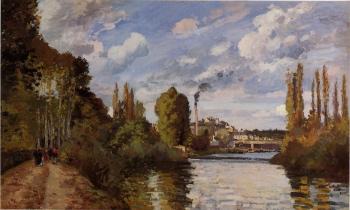 卡米耶 畢沙羅 Riverbanks in Pontoise 卡米耶 畢沙羅 Riverbanks in Pontoise